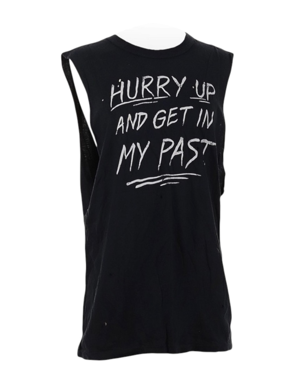 VHTF: OG Y2K UNIF ๐ค Get in my Past Muscle Tee Tank ๐ค Faded Black ๐ค Small ๐ค - Picture 3 of 16